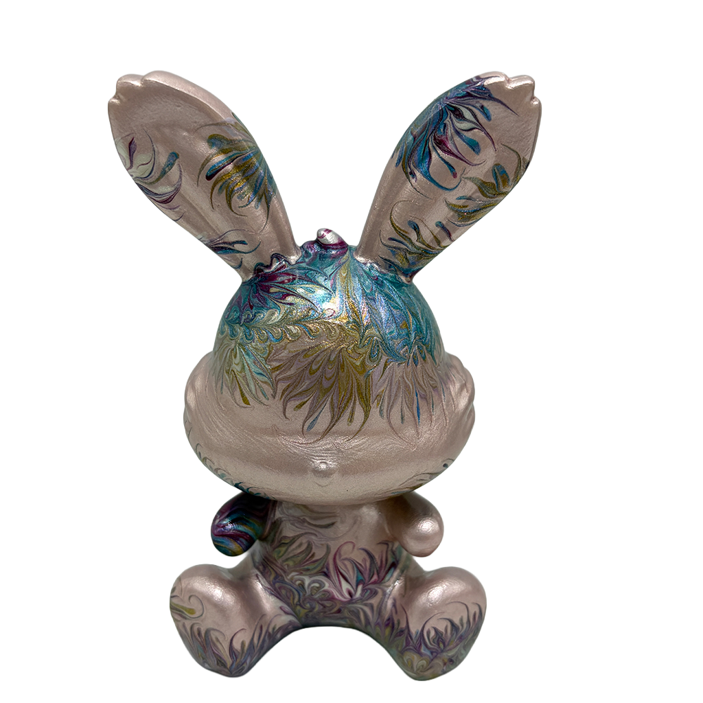 Easter Bunny Figurine - Sitting Pose (small size 10cm) #10