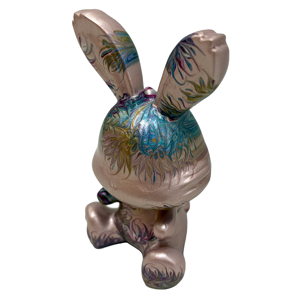 Easter Bunny Figurine - Sitting Pose (small size 10cm) #10