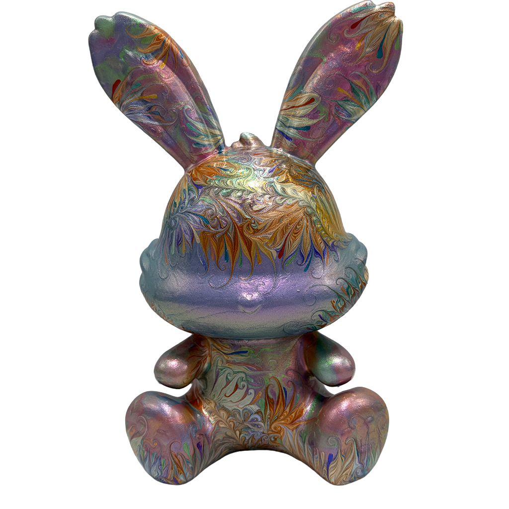 Easter Bunny Figurine - Sitting Pose (medium size 15cm) #11