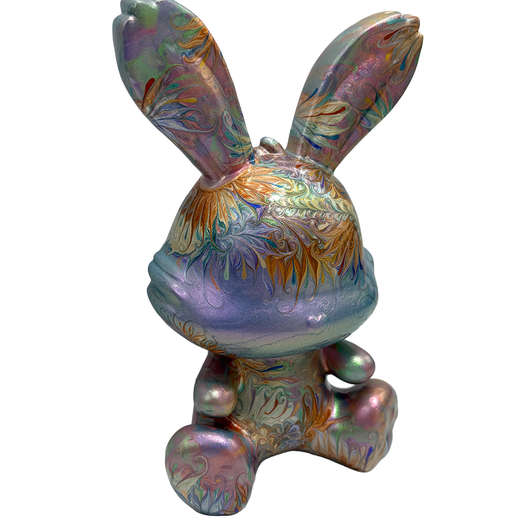 Easter Bunny Figurine - Sitting Pose (medium size 15cm) #11