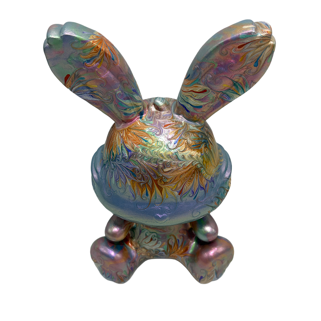 Easter Bunny Figurine - Sitting Pose (medium size 15cm) #11