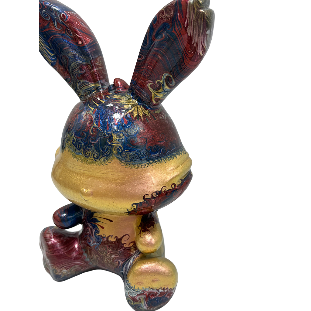 Easter Bunny Figurine - Sitting Pose (medium size 15cm) #12