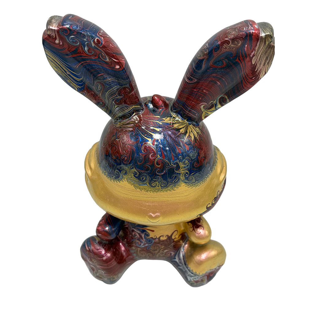 Easter Bunny Figurine - Sitting Pose (medium size 15cm) #12