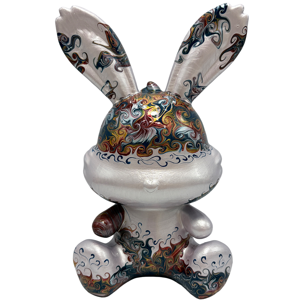 Easter Bunny Figurine - Sitting Pose (medium size 15cm) #13