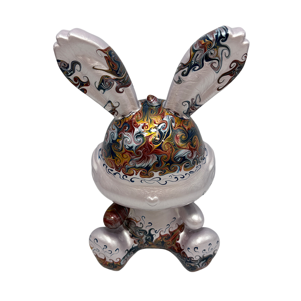Easter Bunny Figurine - Sitting Pose (medium size 15cm) #13