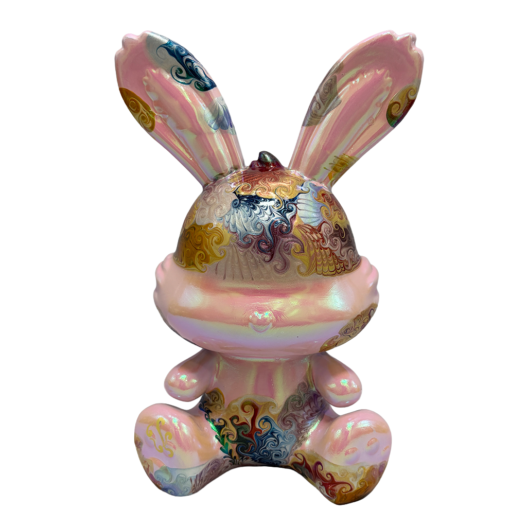 Easter Bunny Figurine - Sitting Pose (medium size 15cm) #14