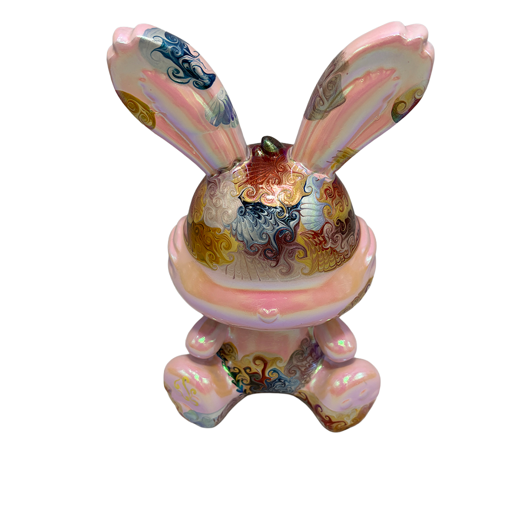 Easter Bunny Figurine - Sitting Pose (medium size 15cm) #14