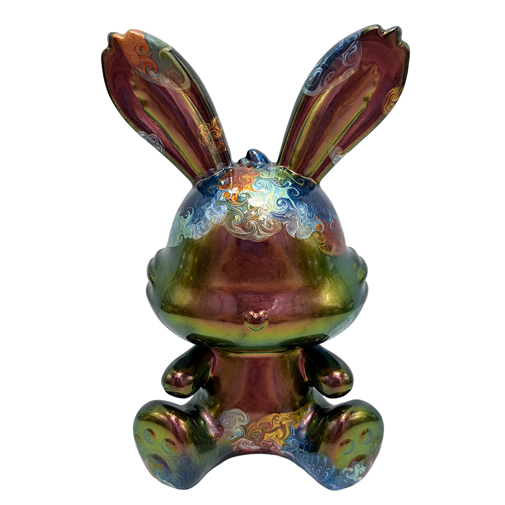 Easter Bunny Figurine - Sitting Pose (medium size 15cm) #15