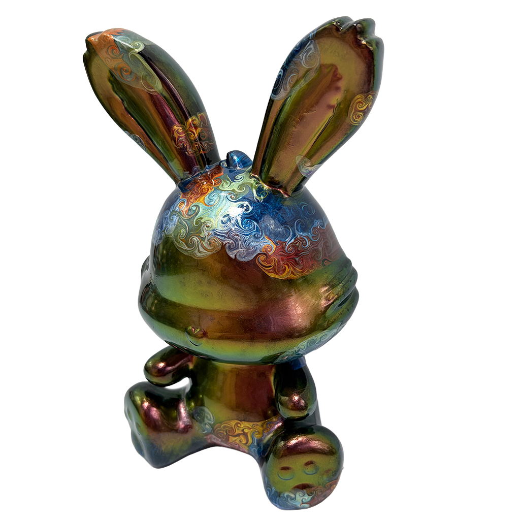 Easter Bunny Figurine - Sitting Pose (medium size 15cm) #15