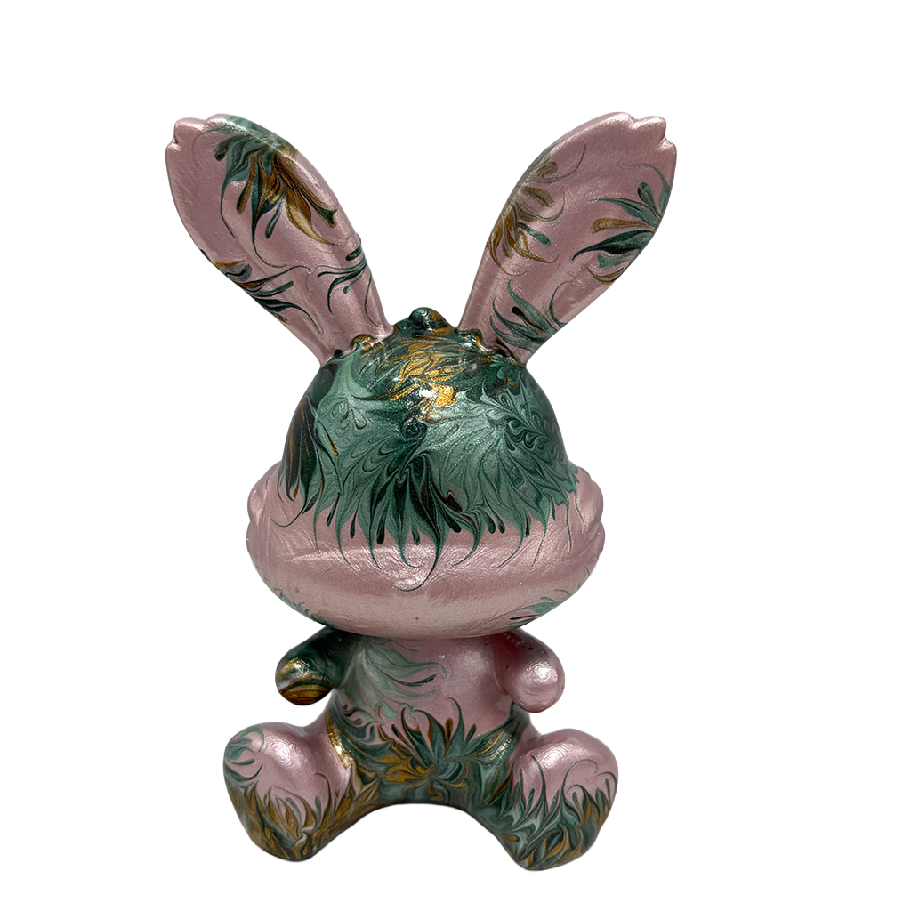 Easter Bunny Figurine - Sitting Pose (small size 10cm) #1