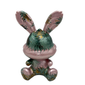 Easter Bunny Figurine - Sitting Pose (small size 10cm) #1