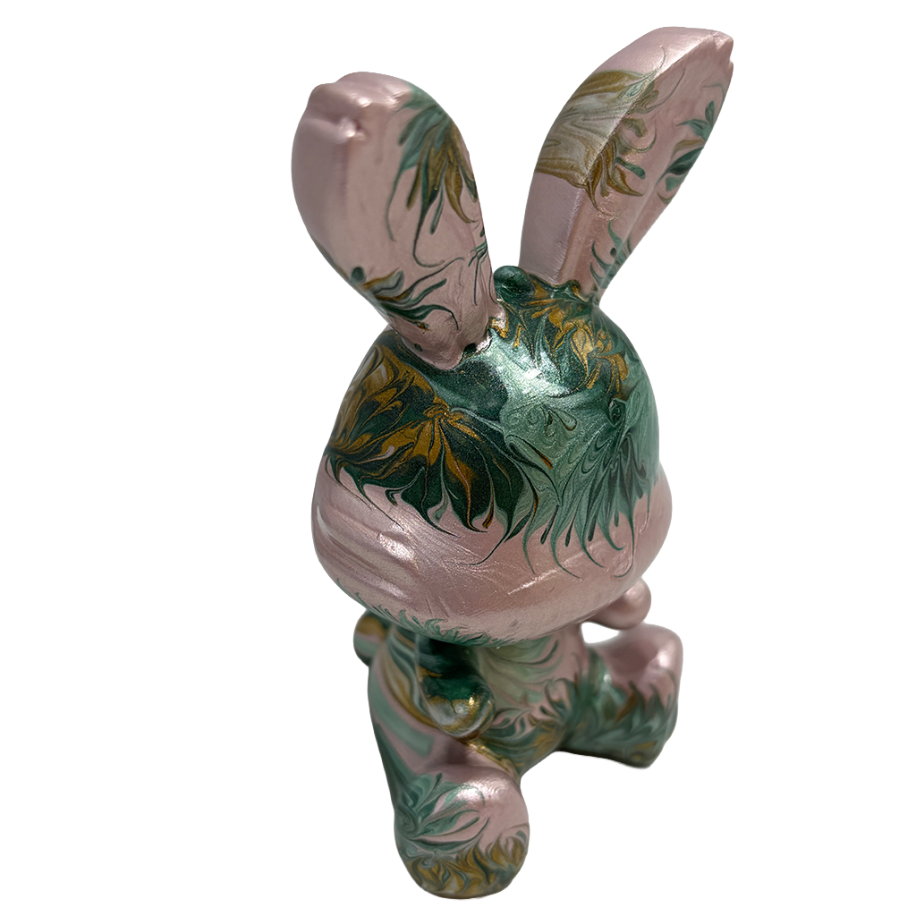Easter Bunny Figurine - Sitting Pose (small size 10cm) #1