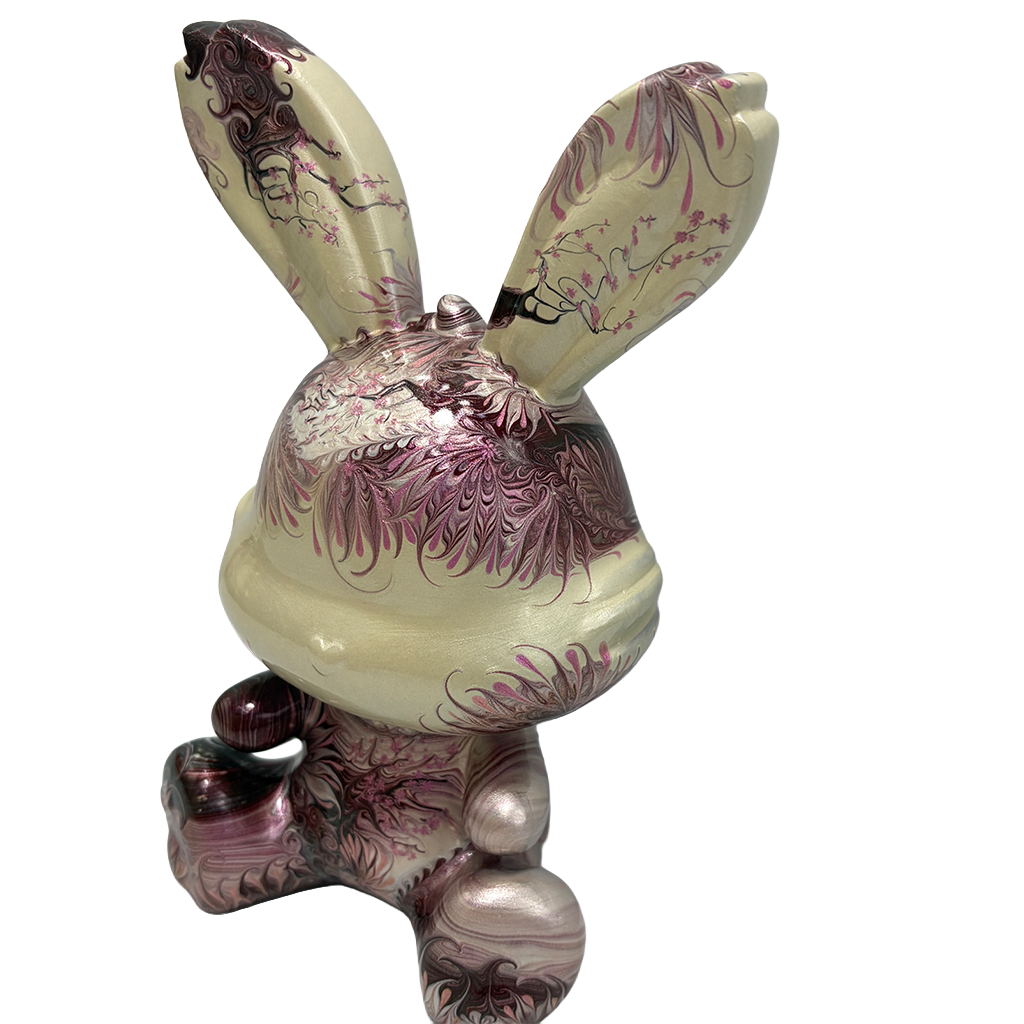 Easter Bunny Figurine - Sitting Pose (medium size 15cm) #1