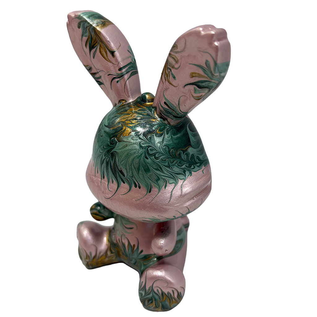 Easter Bunny Figurine - Sitting Pose (small size 10cm) #1