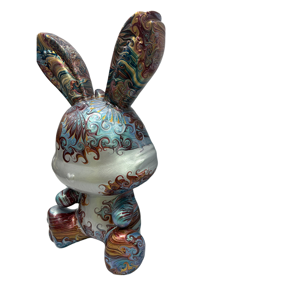 Easter Bunny Figurine - Sitting Pose (large size 28cm) #1