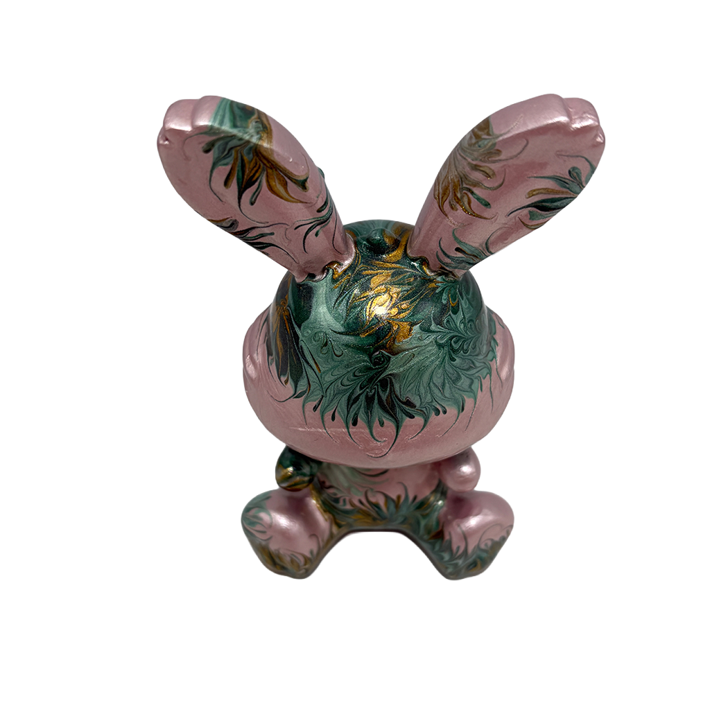 Easter Bunny Figurine - Sitting Pose (small size 10cm) #1