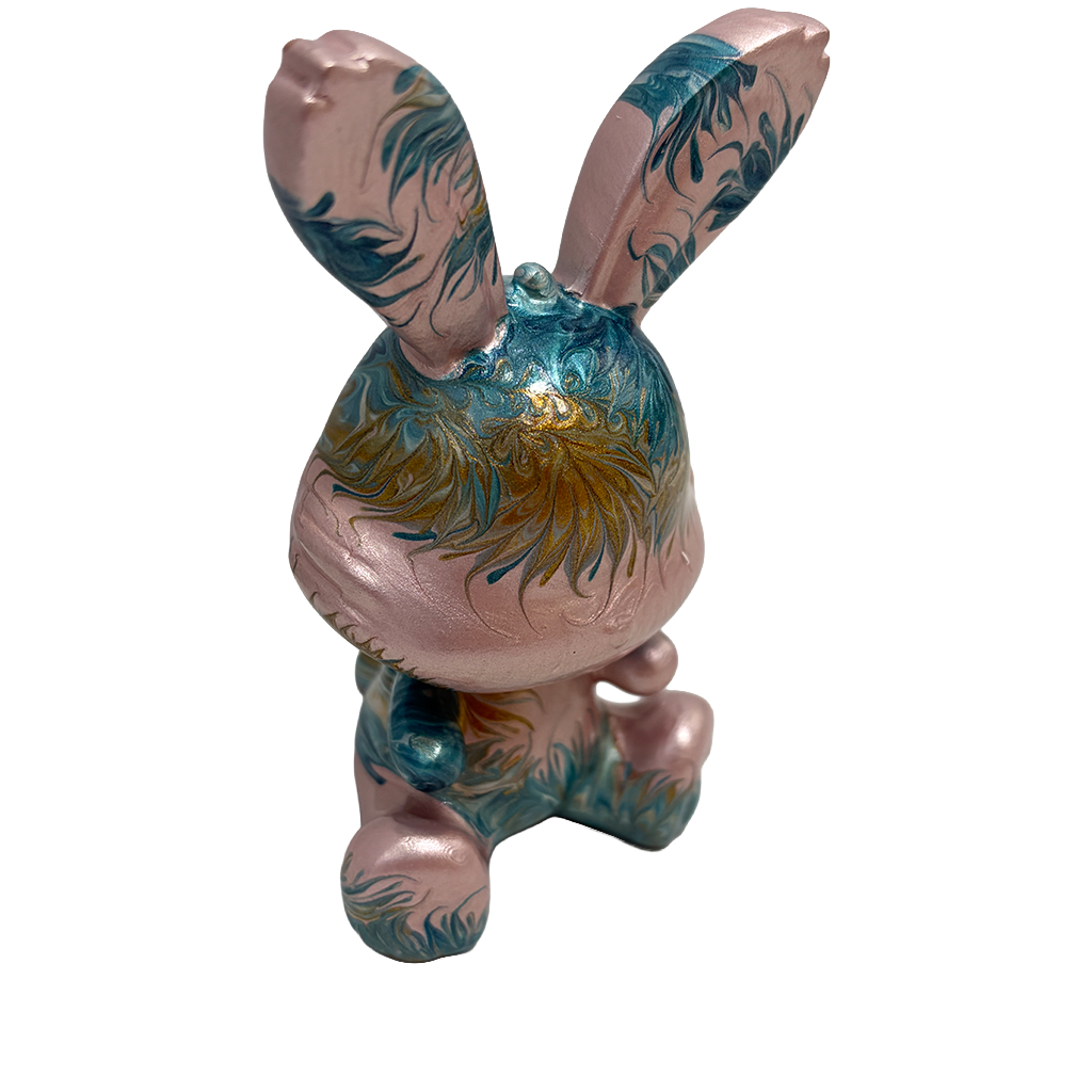 Easter Bunny Figurine - Sitting Pose (small size 10cm) #2
