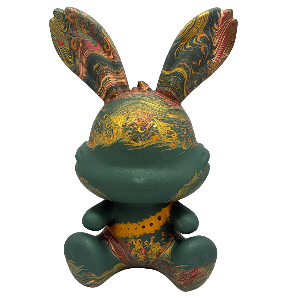 Easter Bunny Figurine - Sitting Pose (medium size 15cm) #3