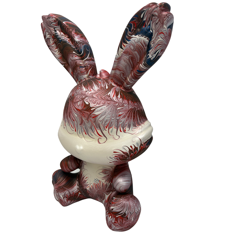 Easter Bunny Figurine - Sitting Pose (large size 28cm) #3