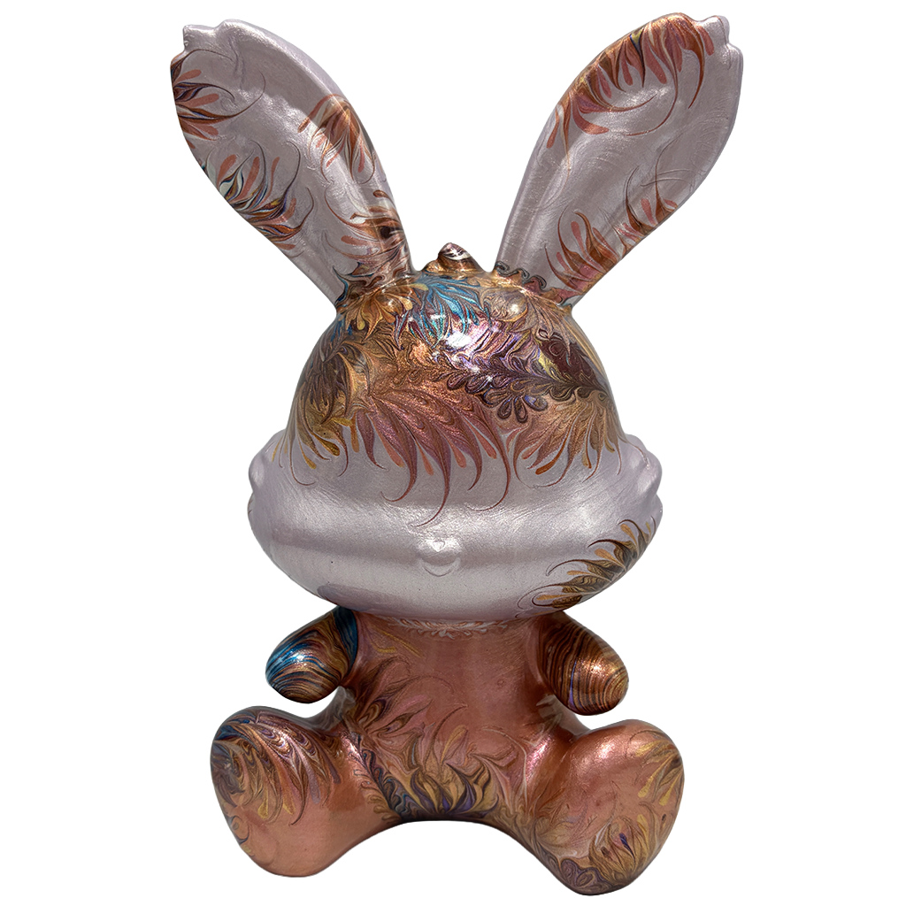 Easter Bunny Figurine - Sitting Pose (medium size 15cm) #4