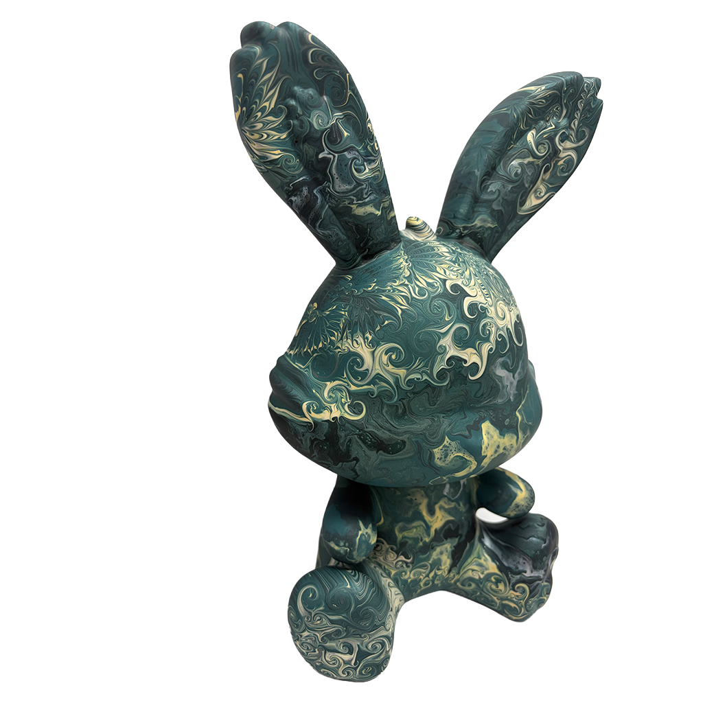 Easter Bunny Figurine - Sitting Pose (large size 28cm) #4