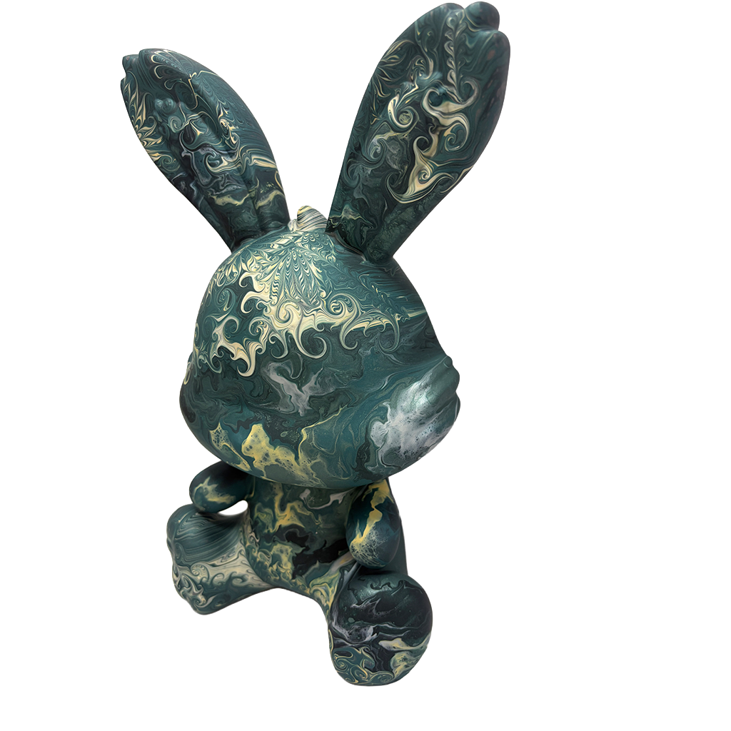 Easter Bunny Figurine - Sitting Pose (large size 28cm) #4