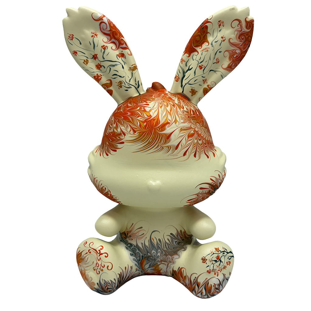 Easter Bunny Figurine - Sitting Pose (medium size 15cm) #5