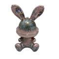 Easter Bunny Figurine - Sitting Pose (small size 10cm) #5