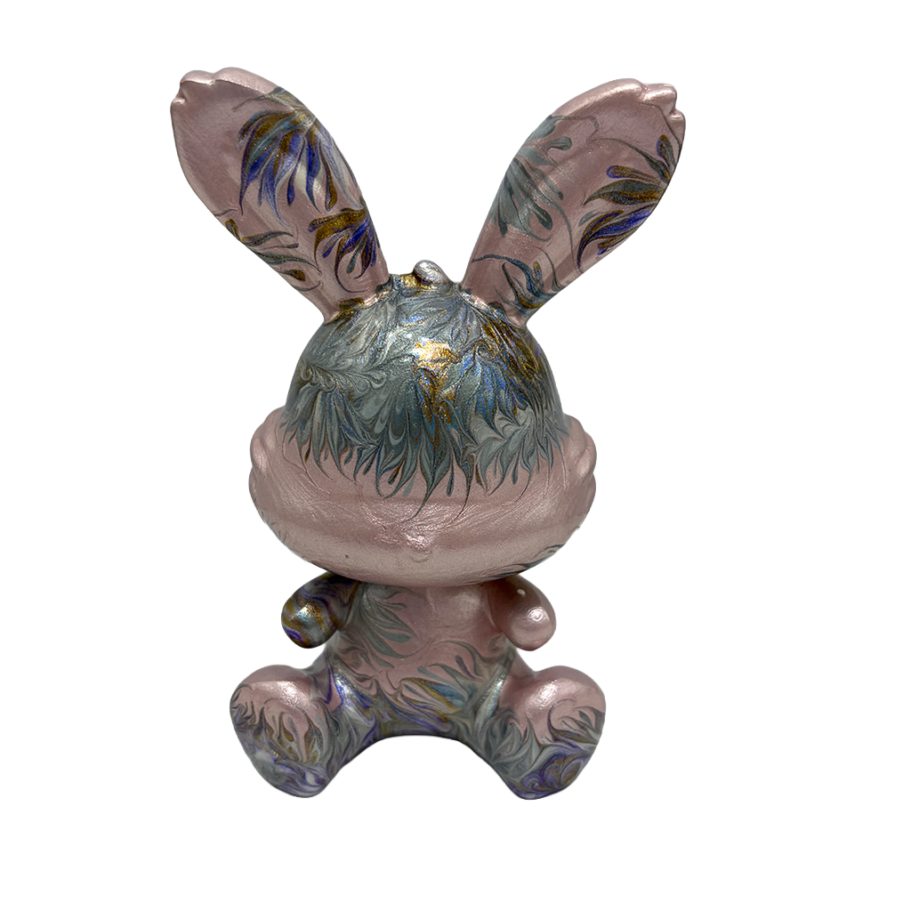 Easter Bunny Figurine - Sitting Pose (small size 10cm) #5