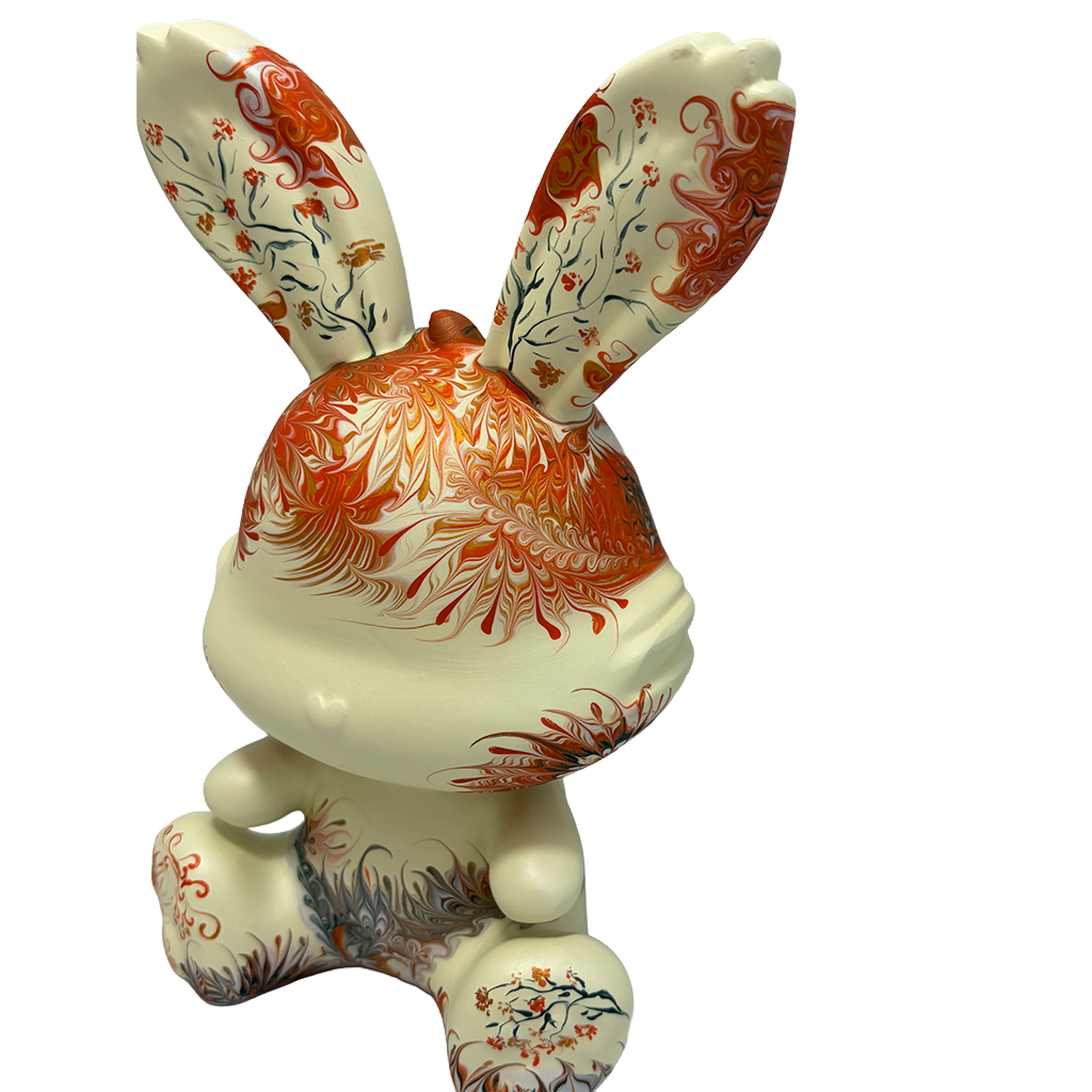 Easter Bunny Figurine - Sitting Pose (medium size 15cm) #5