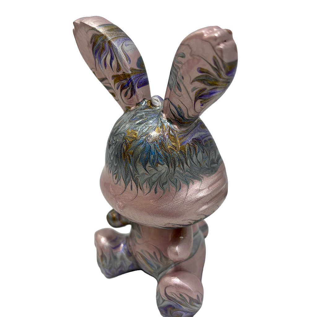Easter Bunny Figurine - Sitting Pose (small size 10cm) #5