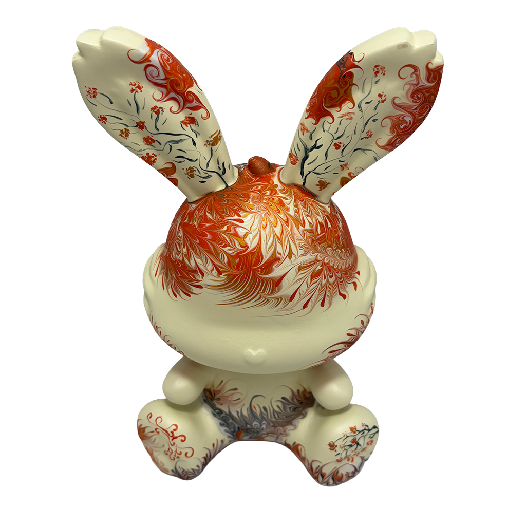Easter Bunny Figurine - Sitting Pose (medium size 15cm) #5