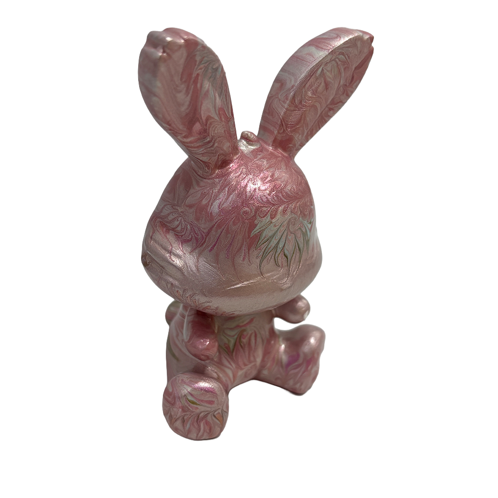 Easter Bunny Figurine - Sitting Pose (small size 10cm) #6