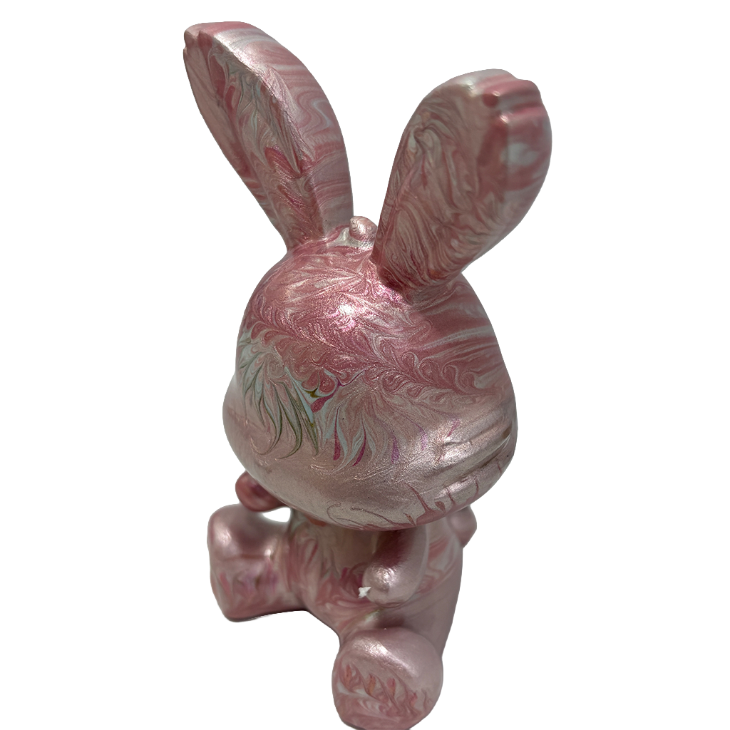 Easter Bunny Figurine - Sitting Pose (small size 10cm) #6