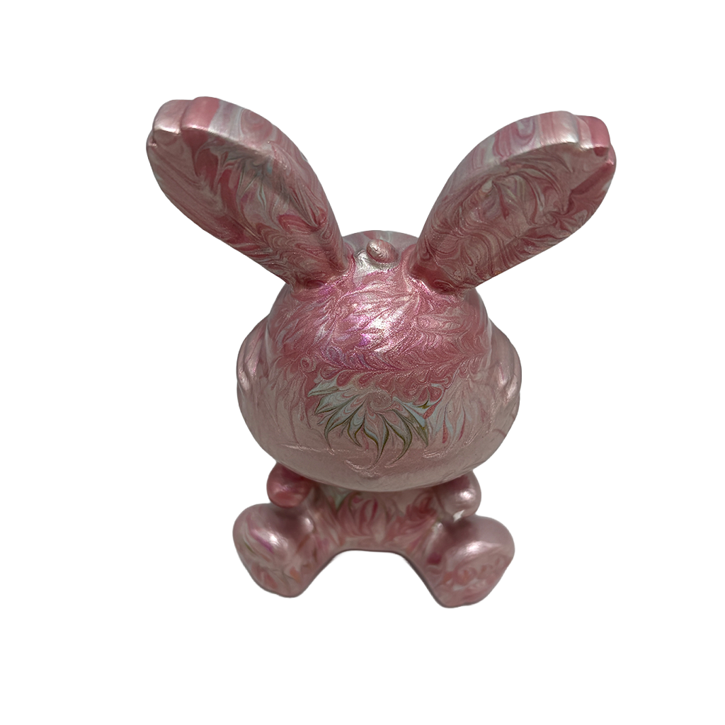 Easter Bunny Figurine - Sitting Pose (small size 10cm) #6