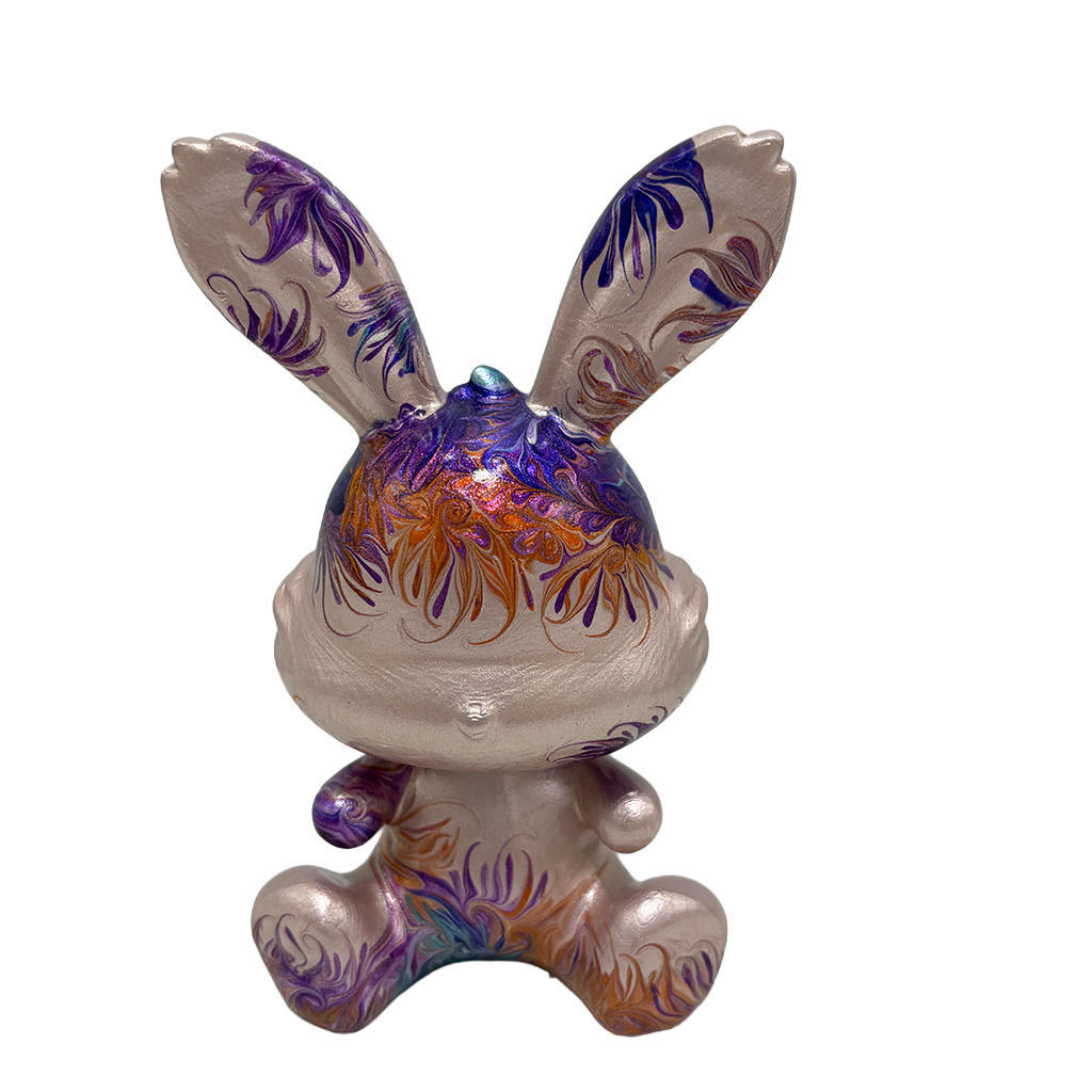 Easter Bunny Figurine - Sitting Pose (small size 10cm) #7