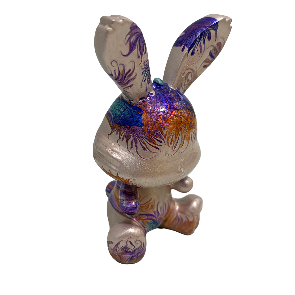 Easter Bunny Figurine - Sitting Pose (small size 10cm) #7