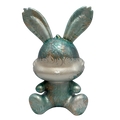 Easter Bunny Figurine - Sitting Pose (medium size 15cm) #8