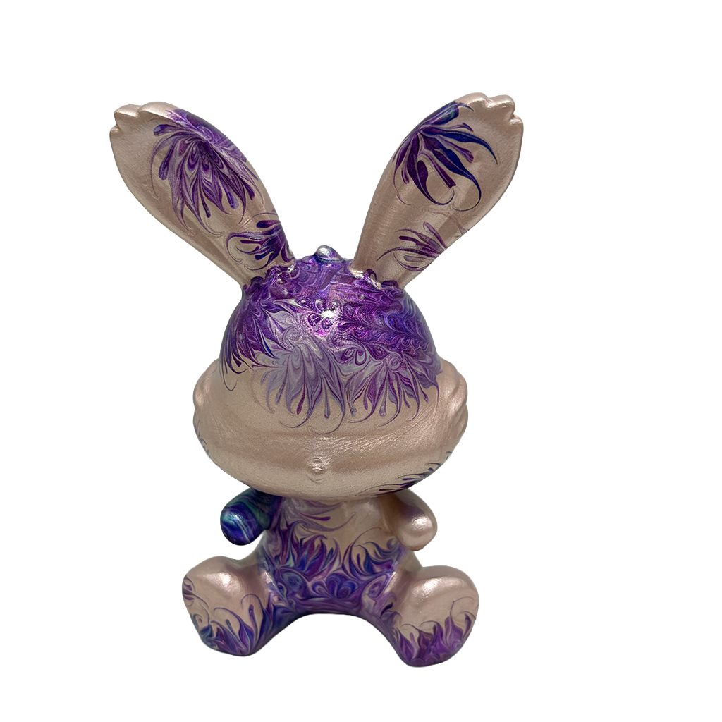 Easter Bunny Figurine - Sitting Pose (small size 10cm) #8