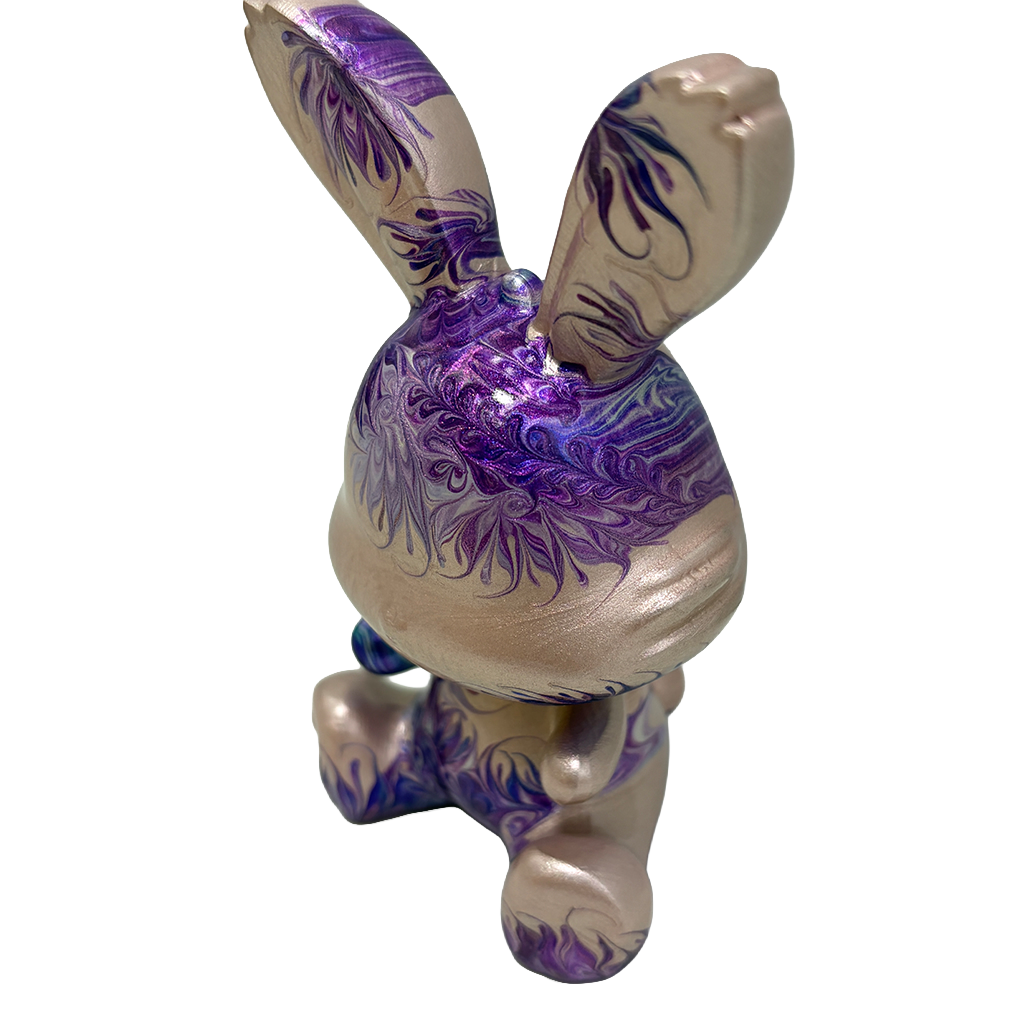 Easter Bunny Figurine - Sitting Pose (small size 10cm) #8