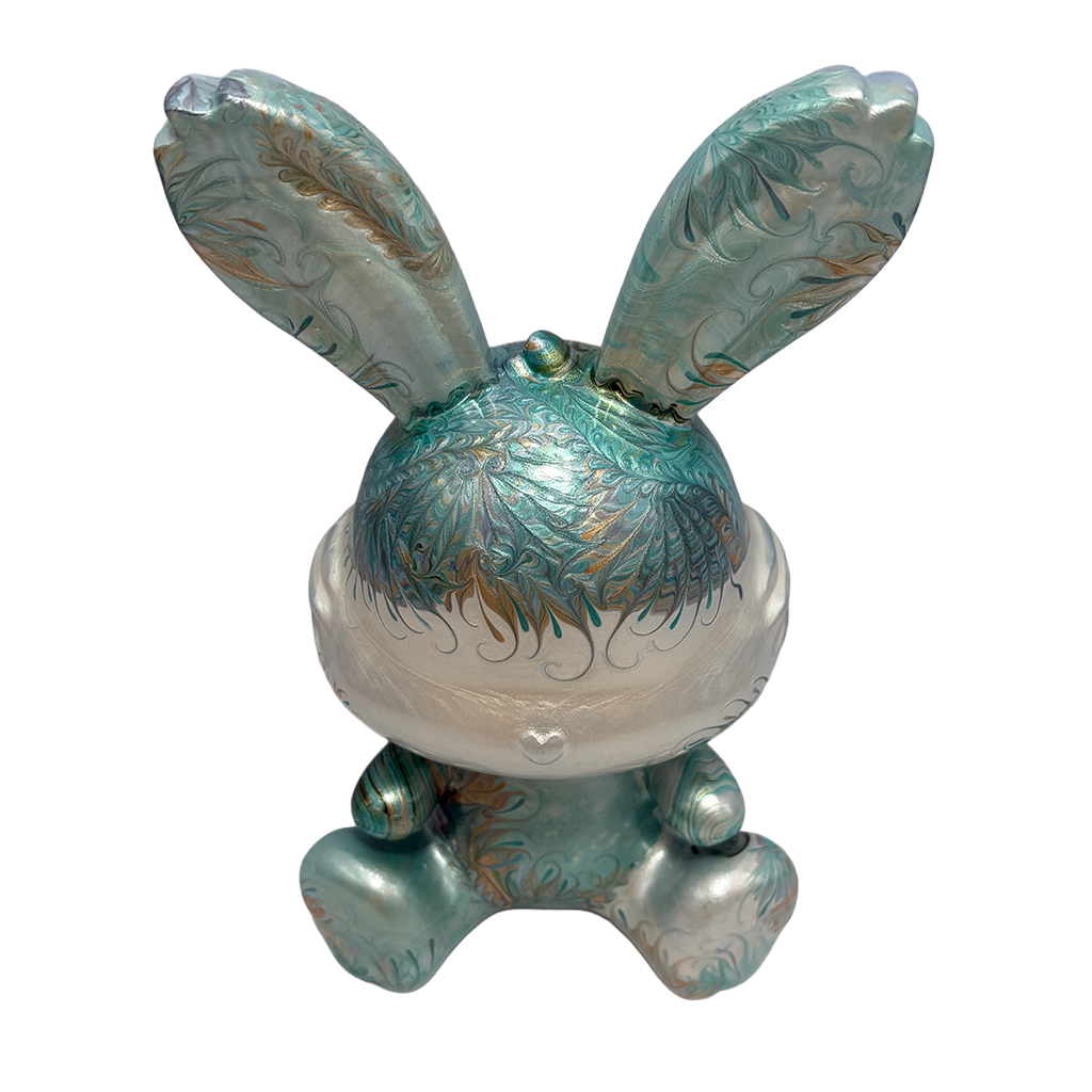 Easter Bunny Figurine - Sitting Pose (medium size 15cm) #8