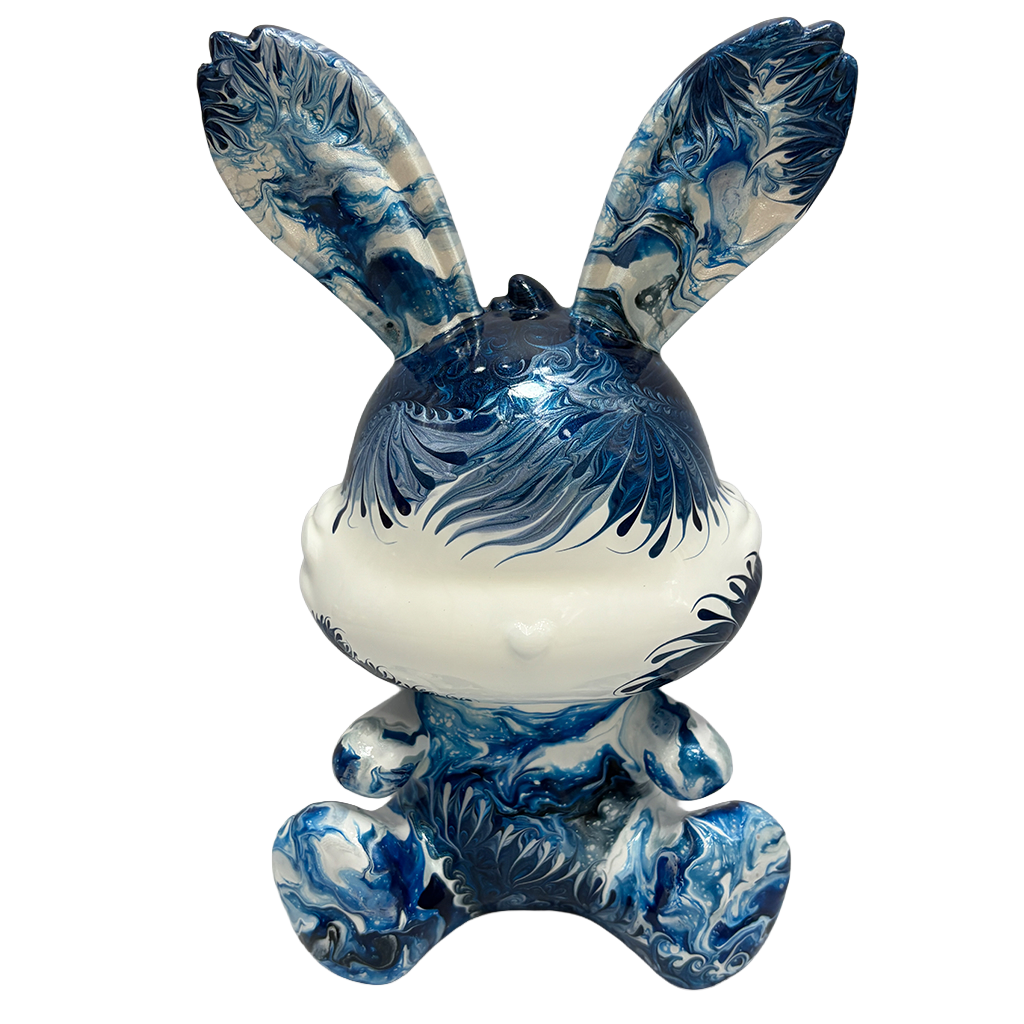 Easter Bunny Figurine - Sitting Pose (medium size 15cm) #9