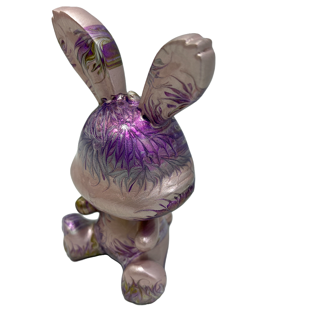 Easter Bunny Figurine - Sitting Pose (small size 10cm) #9
