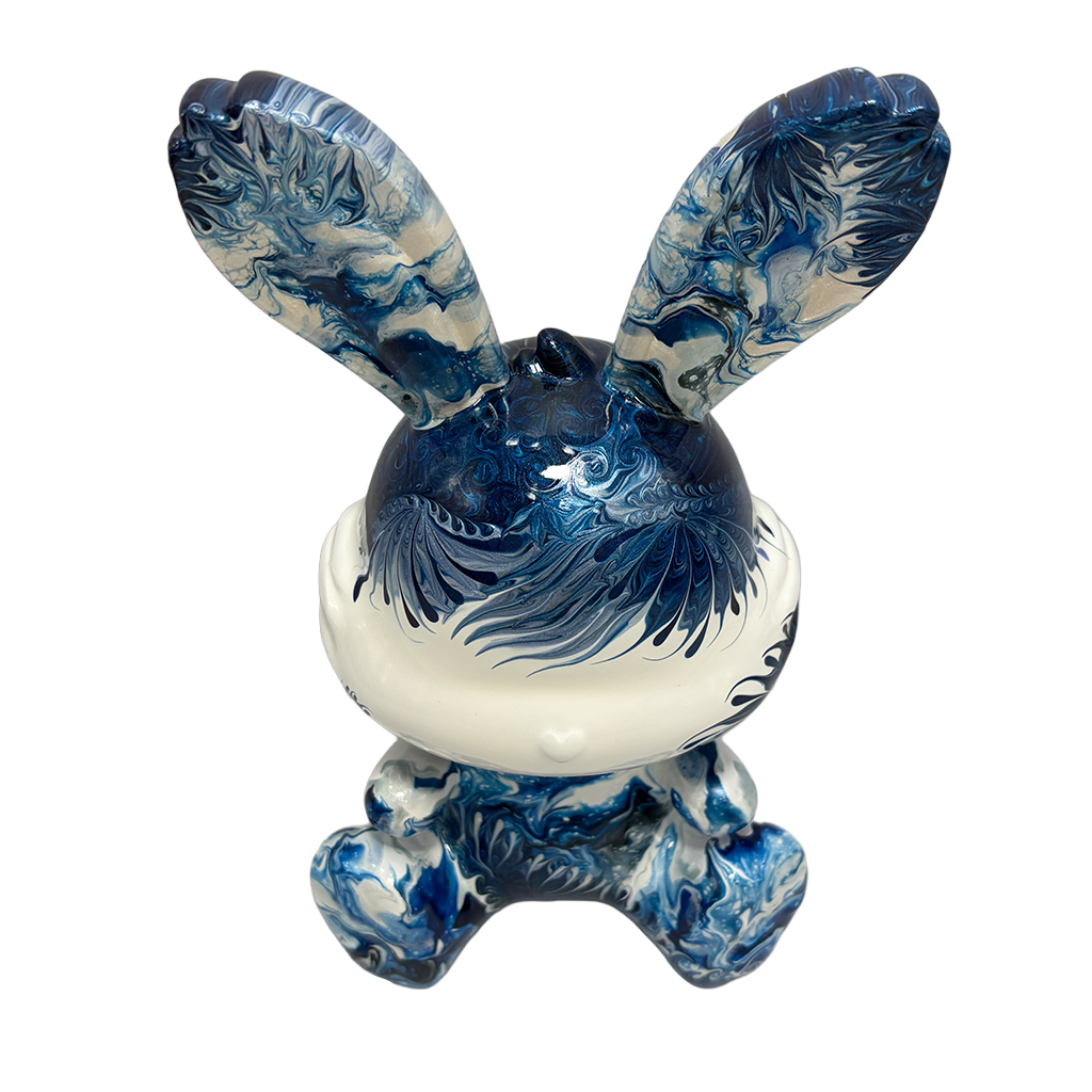 Easter Bunny Figurine - Sitting Pose (medium size 15cm) #9
